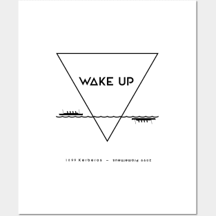 WAKE UP - black injection Posters and Art